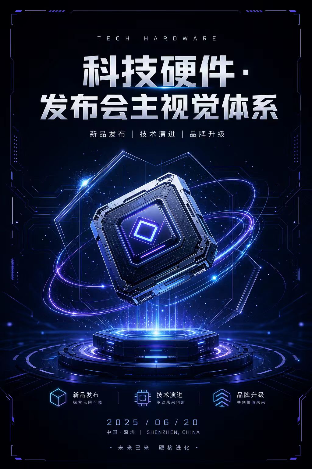 科技硬件 · 发布会主视觉体系