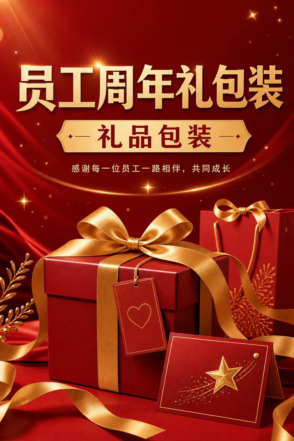 互联网大厂 · 员工周年礼包装