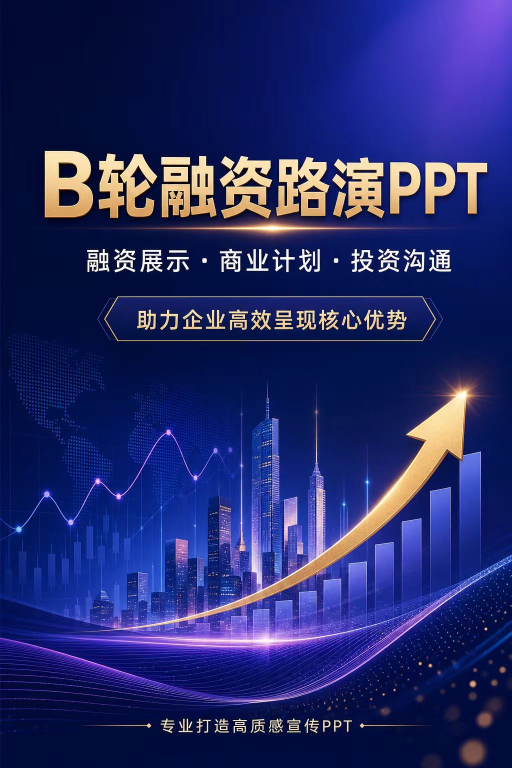 SaaS 产品 · B 轮融资路演 PPT